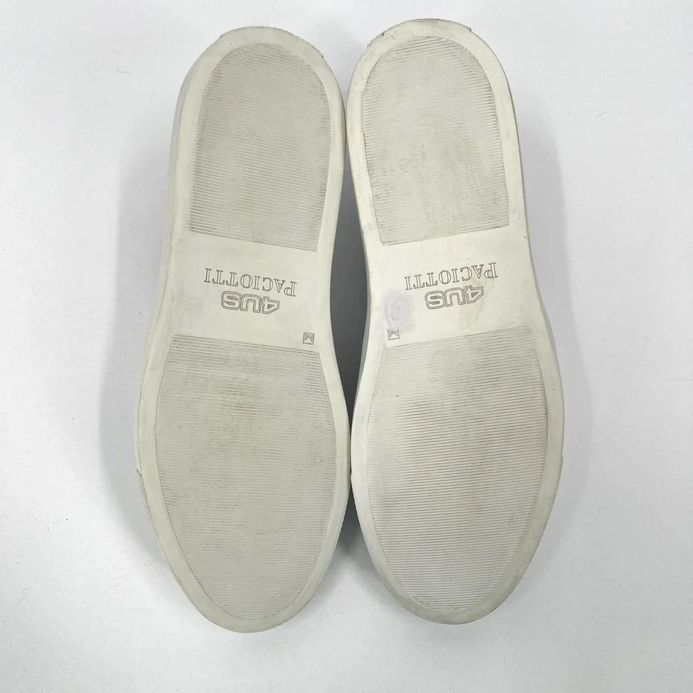 CESARE PACIOTTI 4US Shoes Women 36 White Green Butterfly Printed Slip On Sneaker - Picture 10 of 11